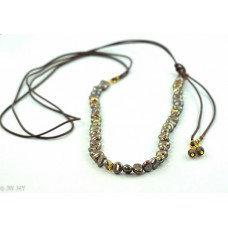 Southsea Pearl Necklace (brown)